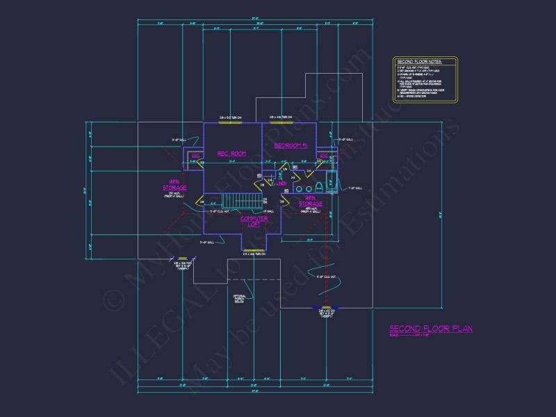 Beautiful house Floor Plan with CAD Designs and Blueprint