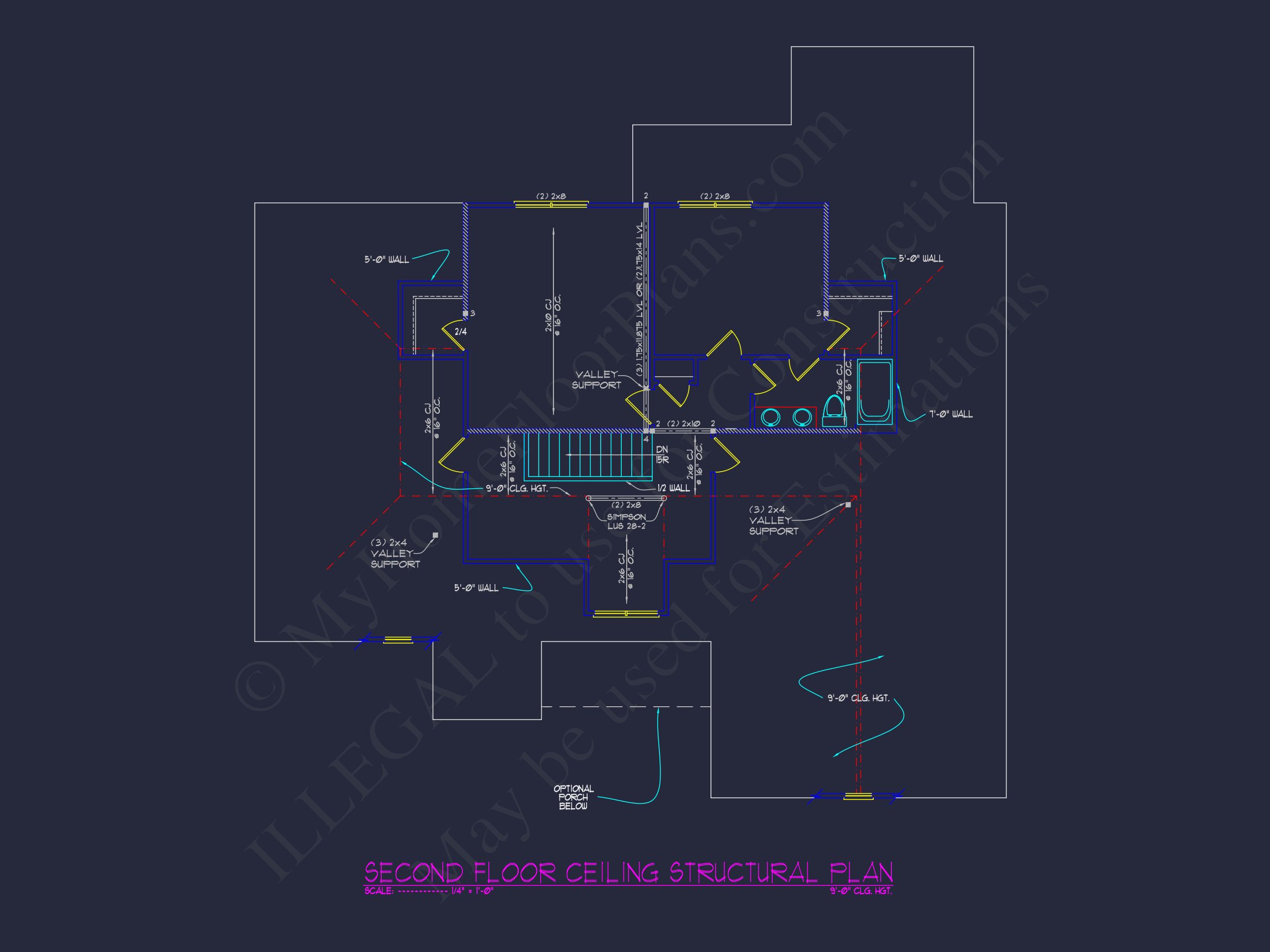 Beautiful house Floor Plan with CAD Designs and Blueprint