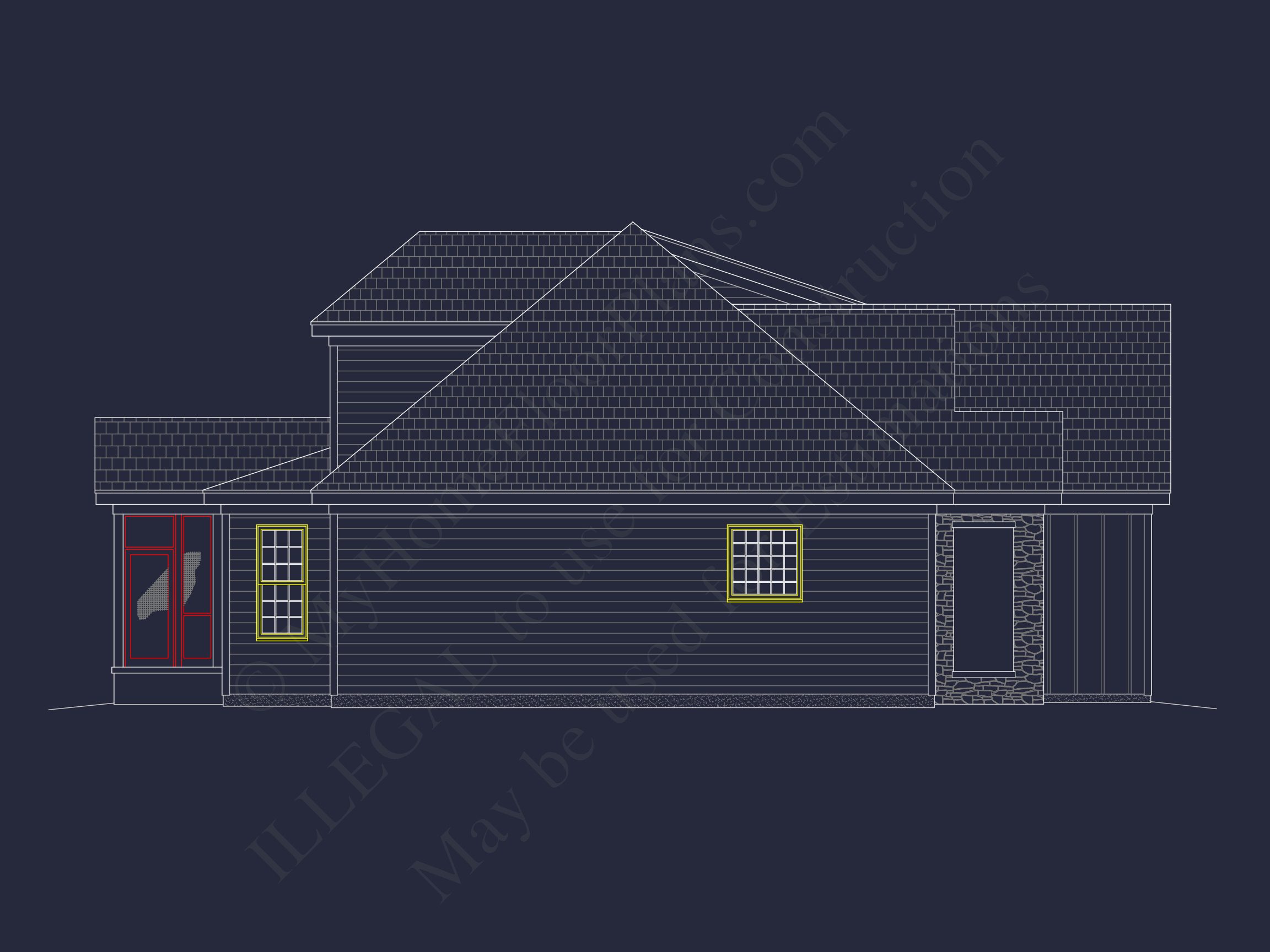 Beautiful house Floor Plan with CAD Designs and Blueprint