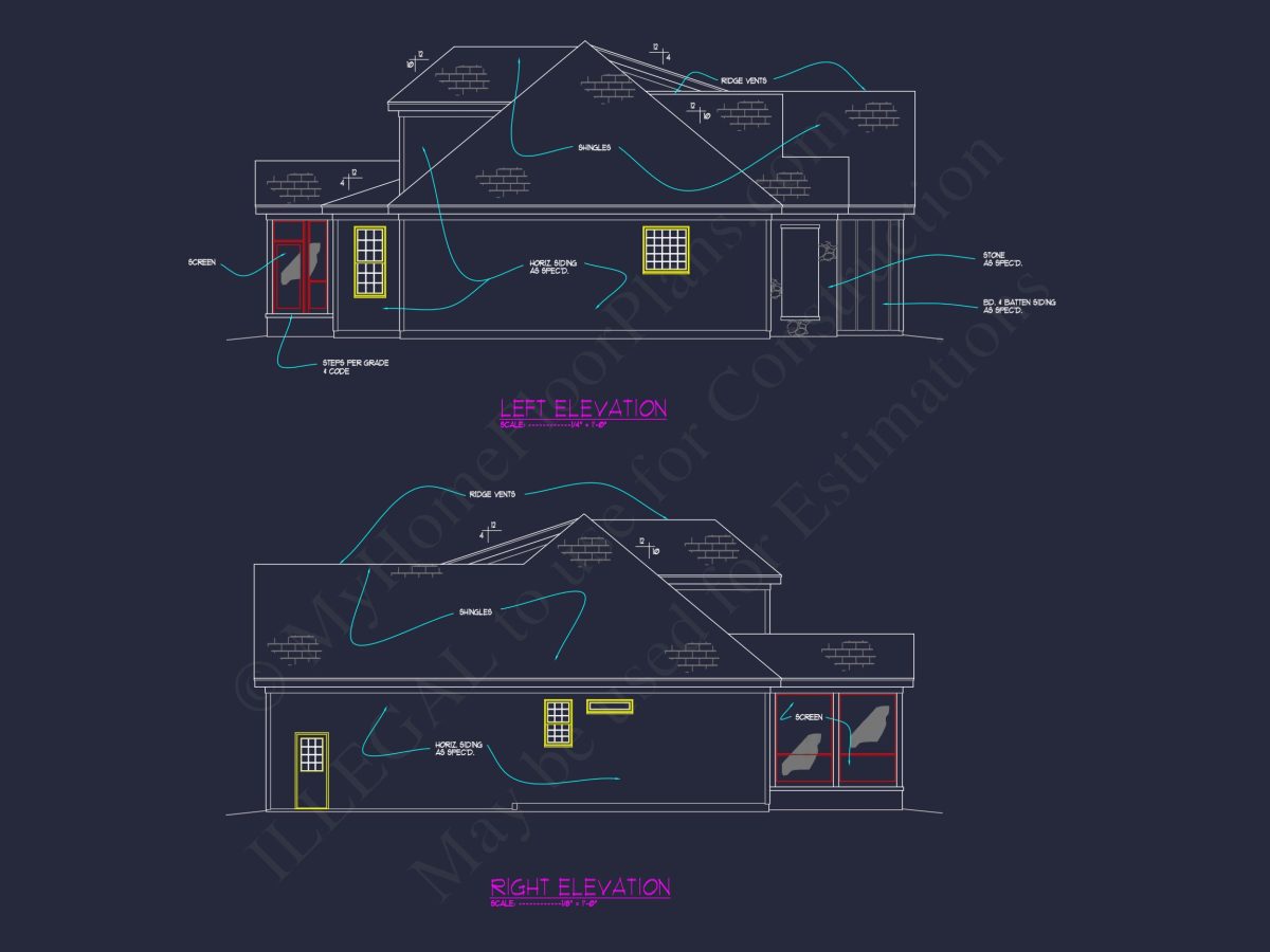 Beautiful house Floor Plan with CAD Designs and Blueprint
