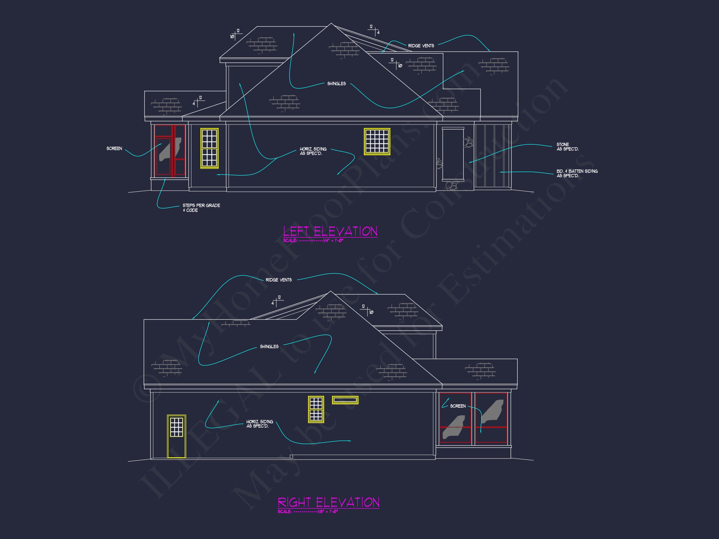 Beautiful house Floor Plan with CAD Designs and Blueprint