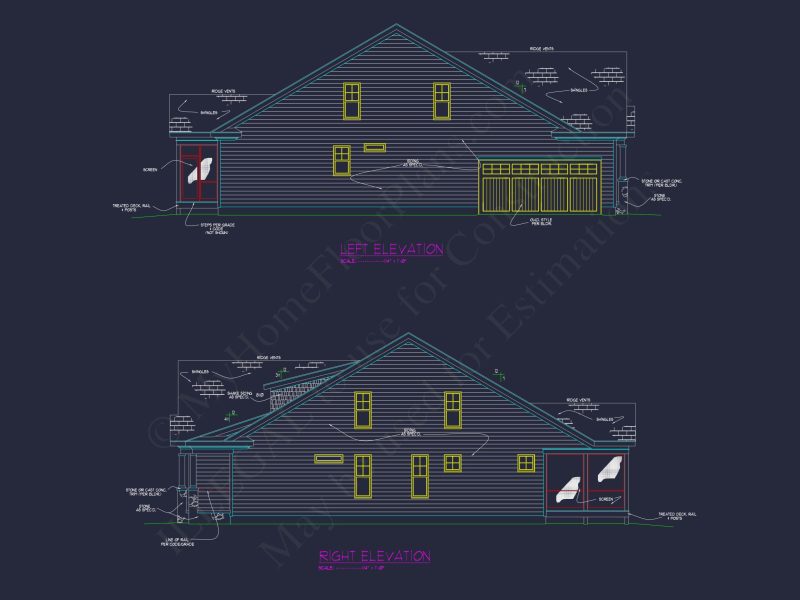 Beautiful house Floor Plan with CAD Designs and Blueprints