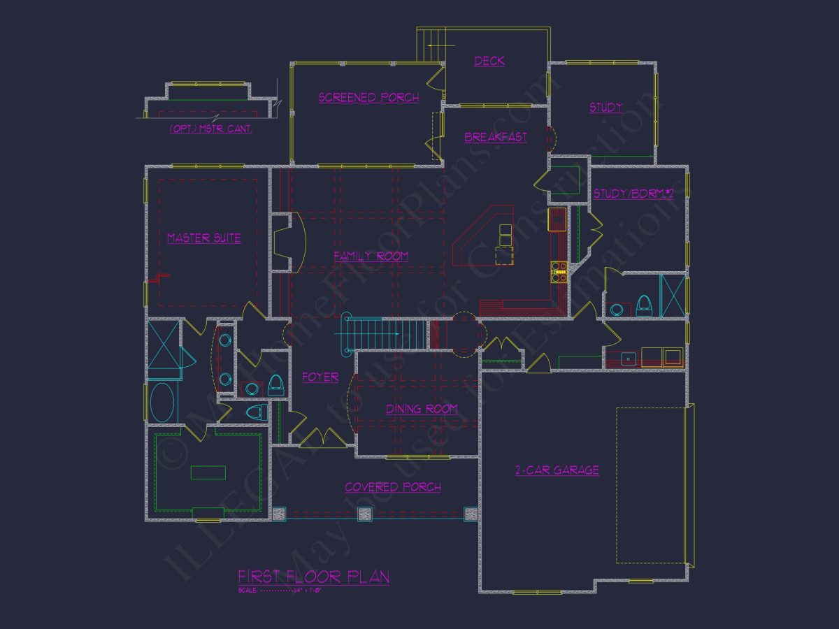 Beautiful house Floor Plan with CAD Designs and Blueprints