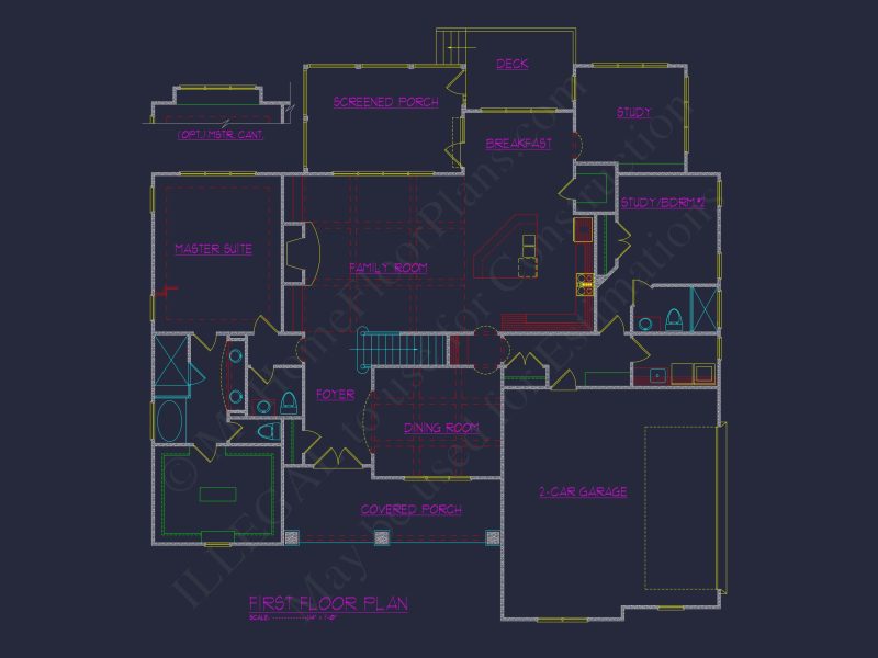 Beautiful house Floor Plan with CAD Designs and Blueprints