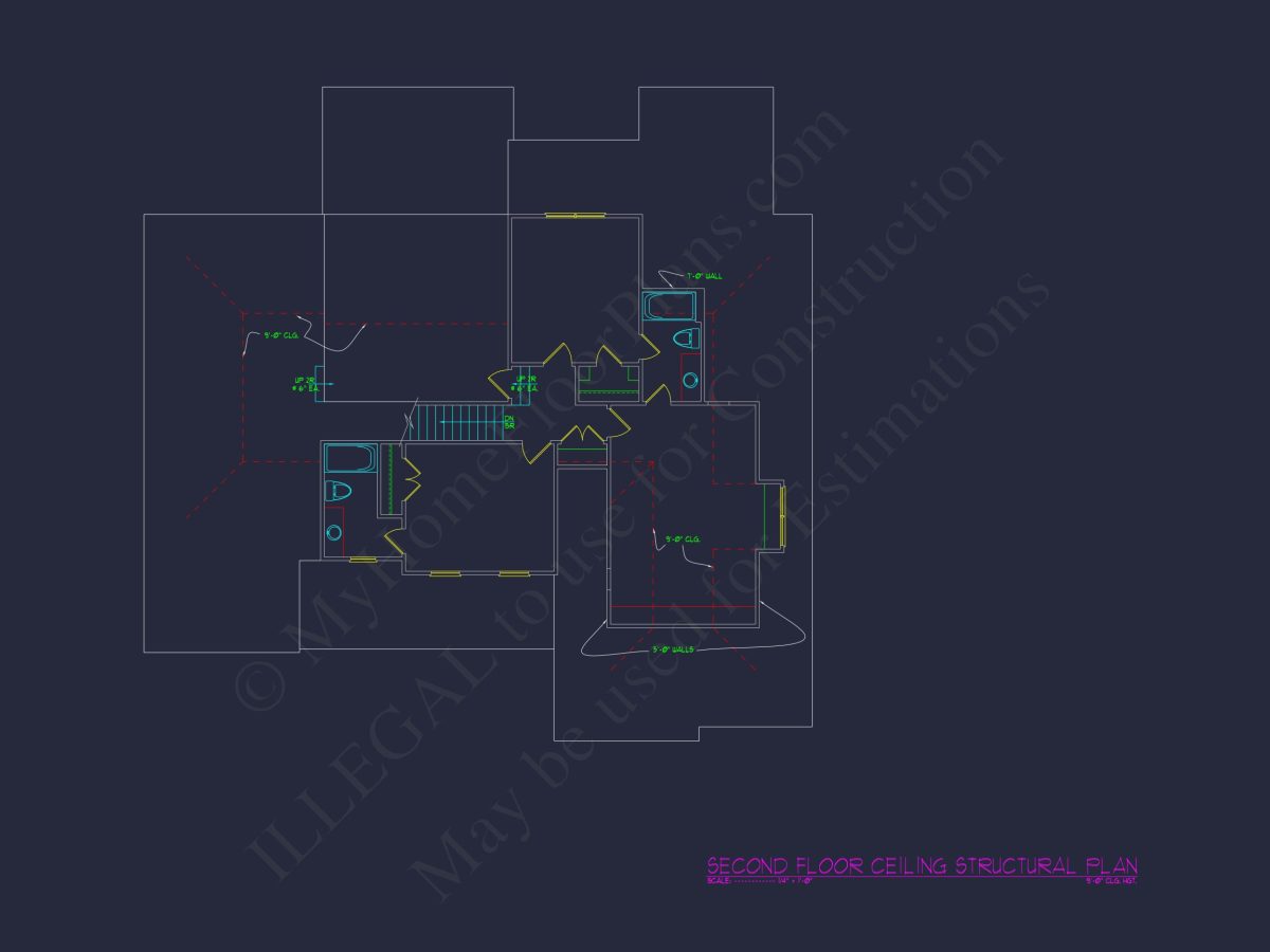 Beautiful house Floor Plan with CAD Designs and Blueprints