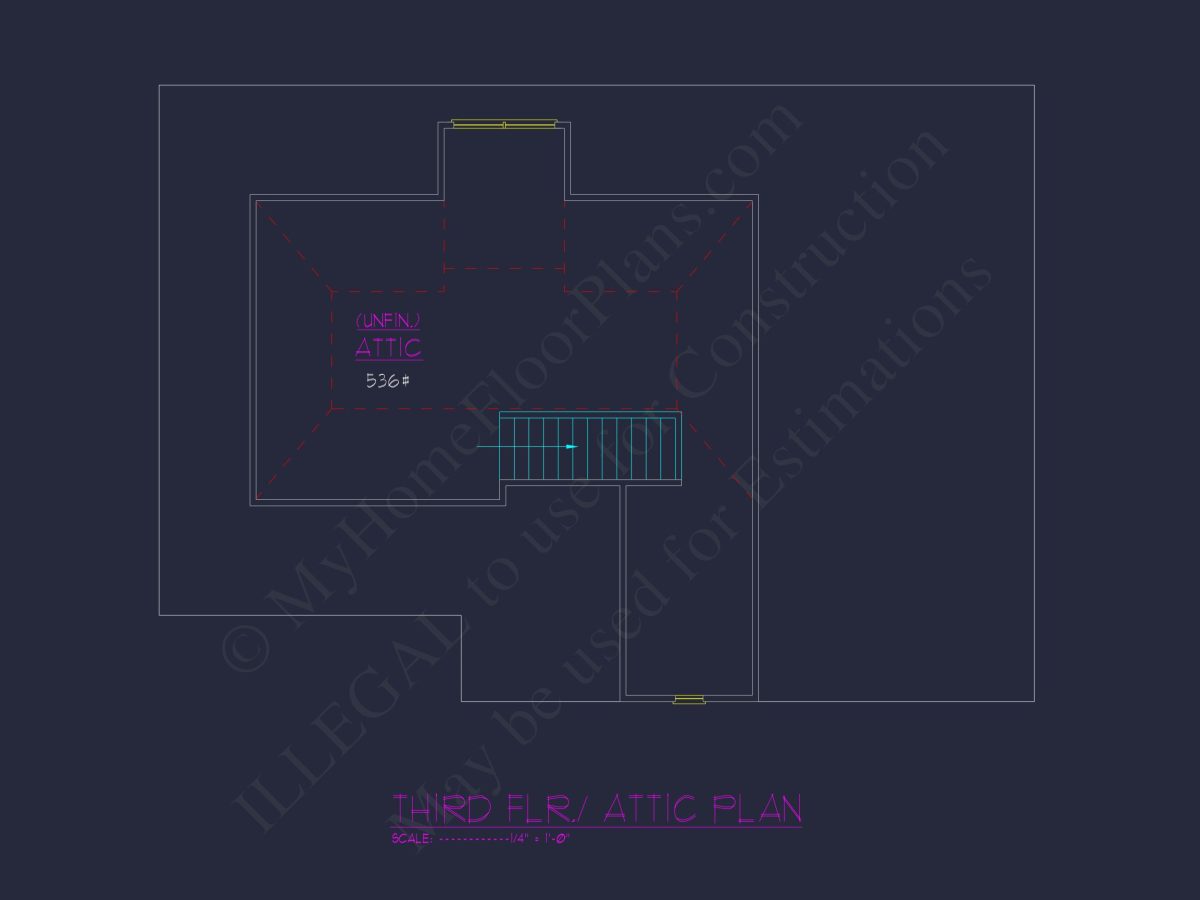 2.5 Story CAD Architectural Design