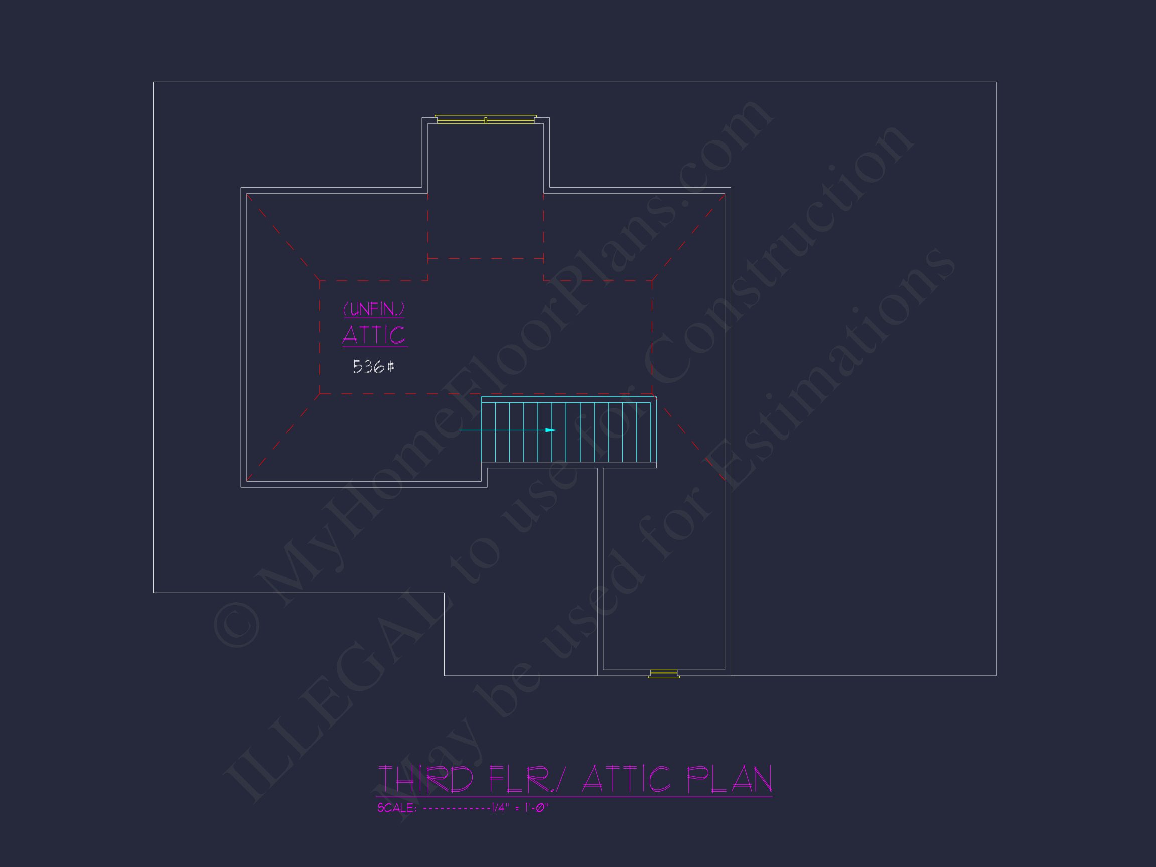 2.5 Story CAD Architectural Design