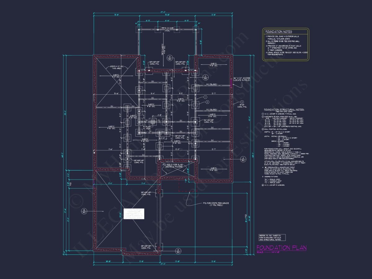 2.5 Story CAD Architectural Design