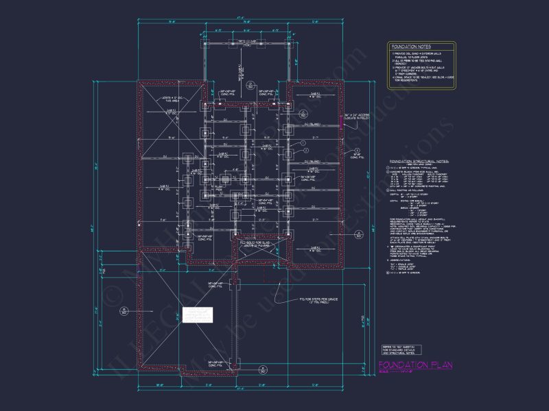 2.5 Story CAD Architectural Design