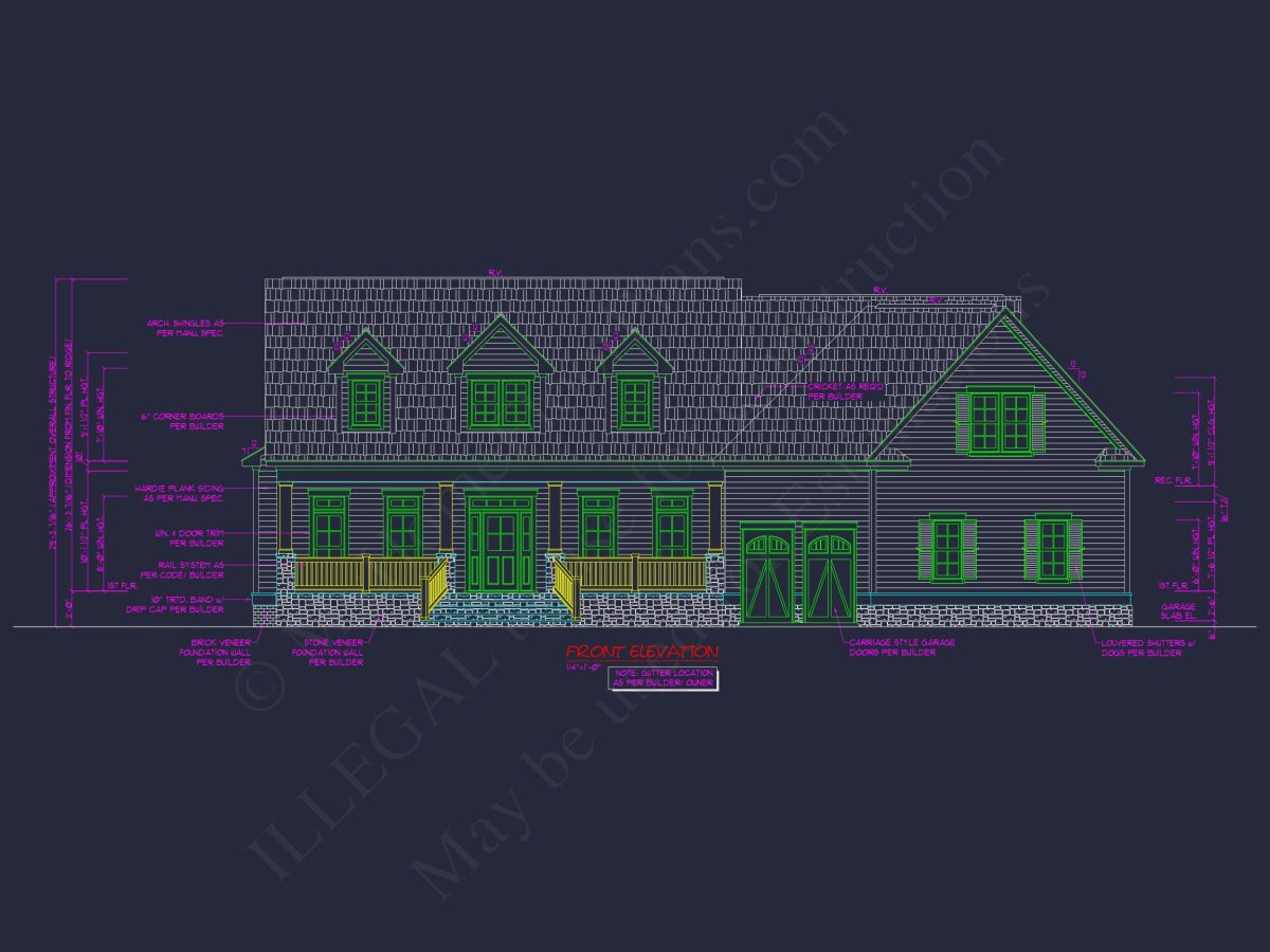 Beautiful house Plan Blueprint with CAD Designs and Floor Plan