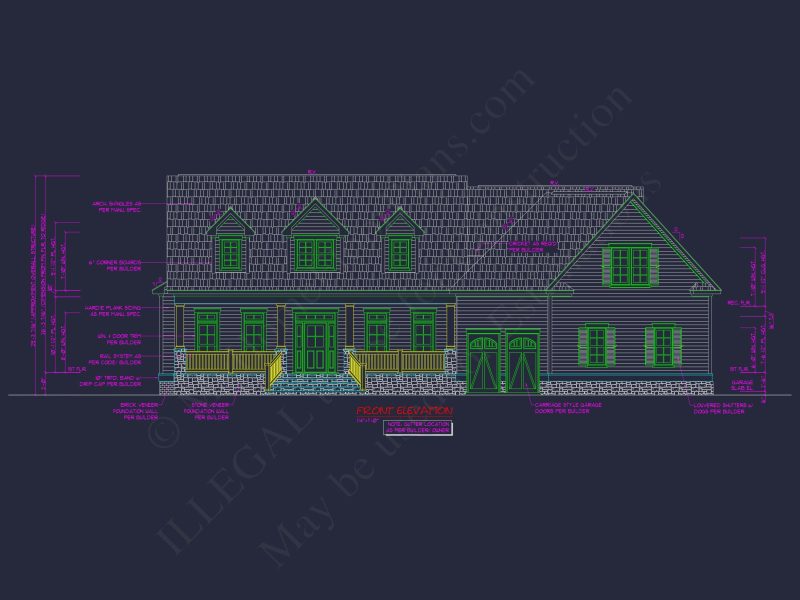 Beautiful house Plan Blueprint with CAD Designs and Floor Plan