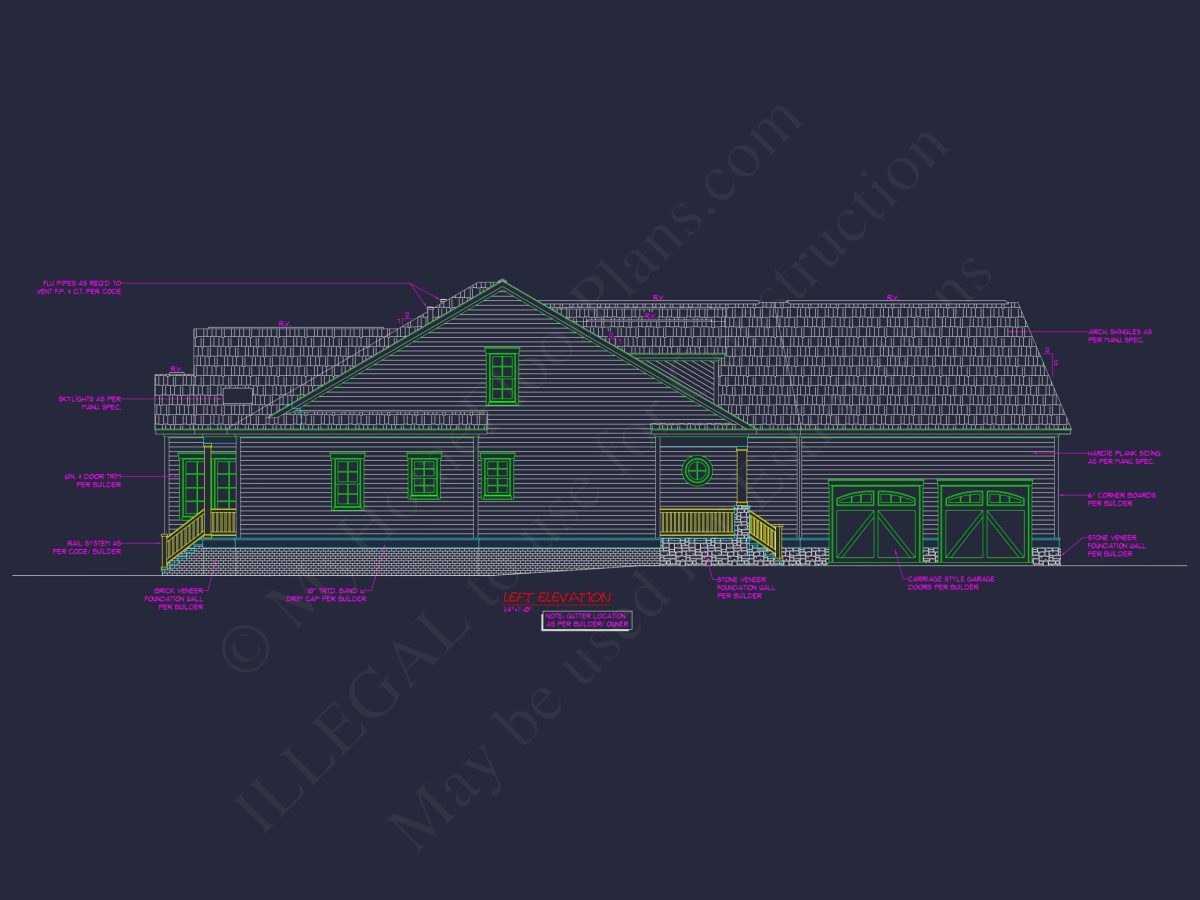 Beautiful house Plan Blueprint with CAD Designs and Floor Plan