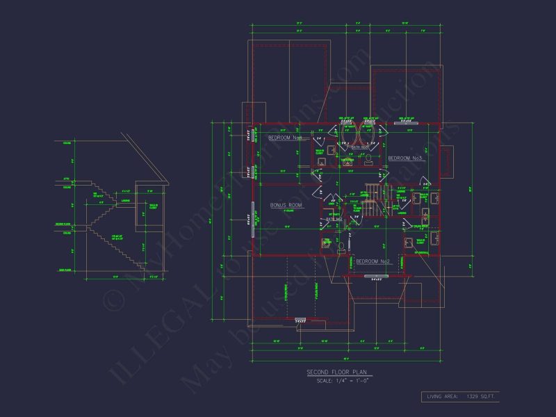 Beautiful house Plan Blueprint with CAD Designs and Floor Plans