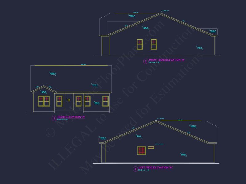Beautiful house Plan: CAD Blueprints & Unique Architecture Designs