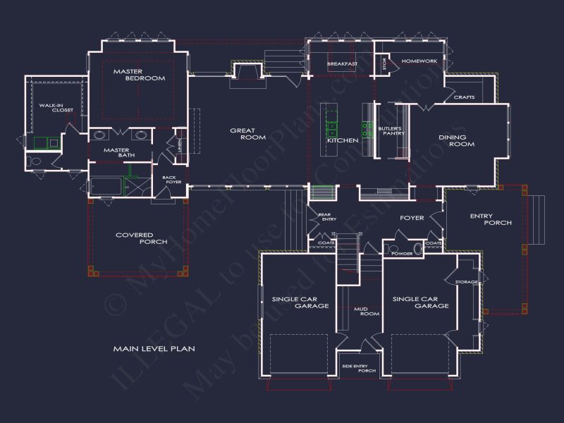 Beautiful house Plan: CAD Floor Designs for Spacious Living