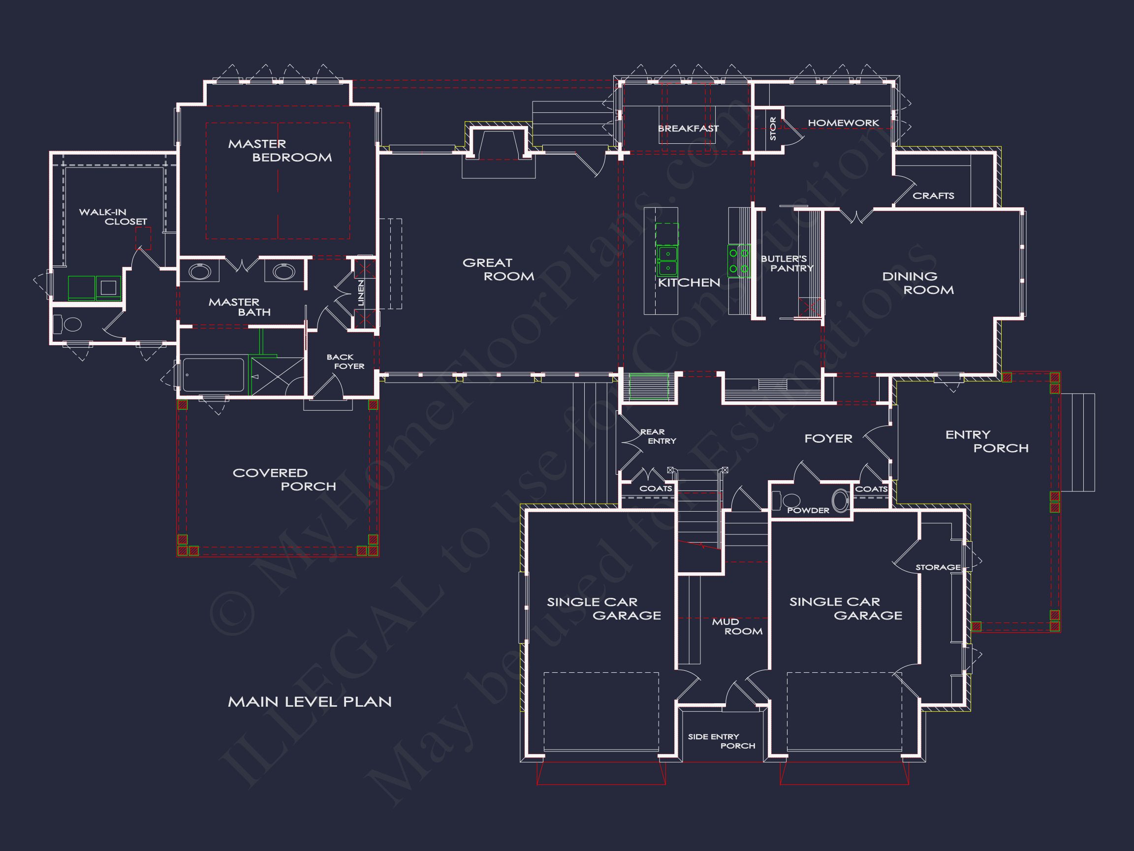 Beautiful house Plan: CAD Floor Designs for Spacious Living