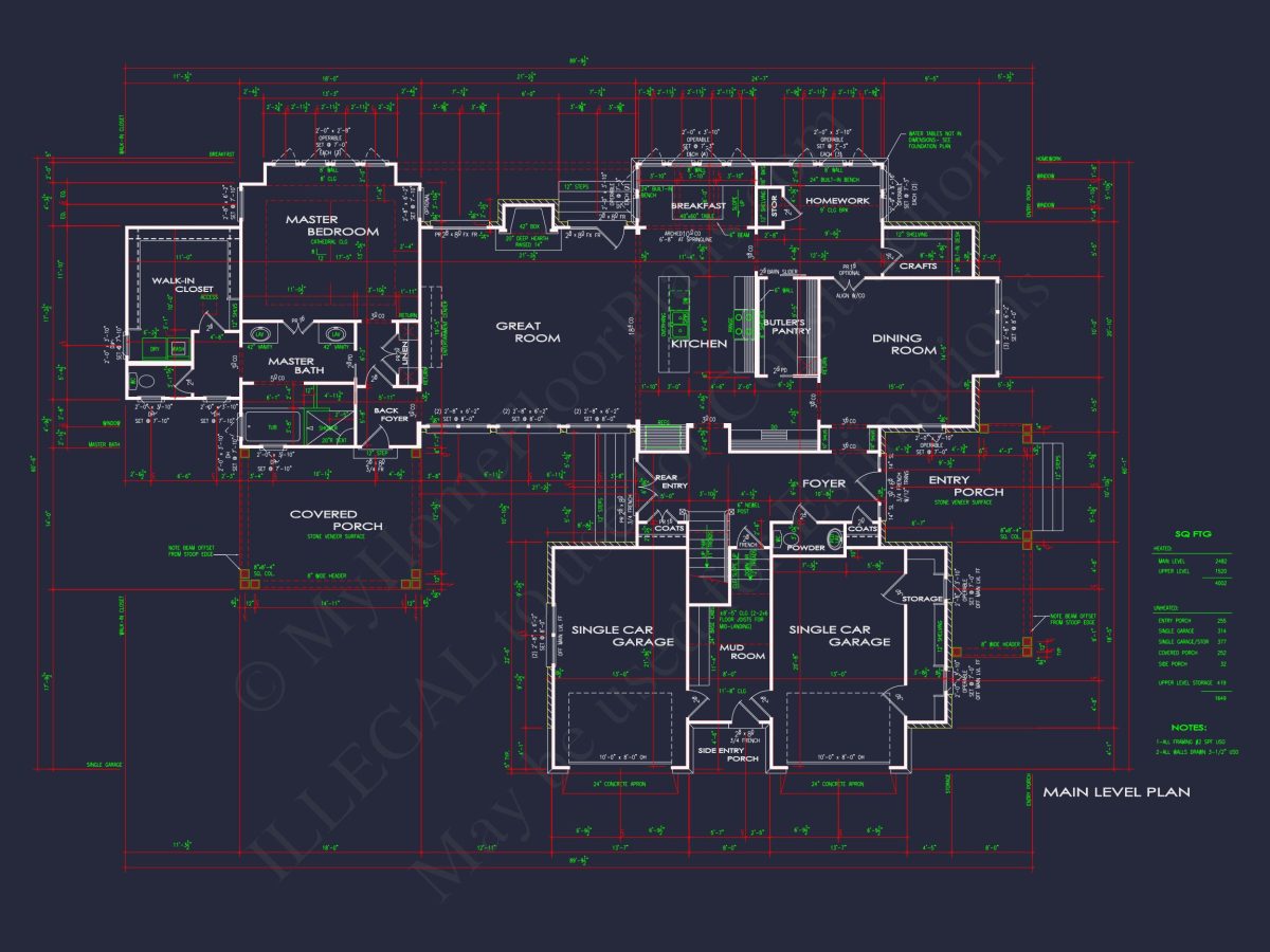 Beautiful house Plan: CAD Floor Designs for Spacious Living
