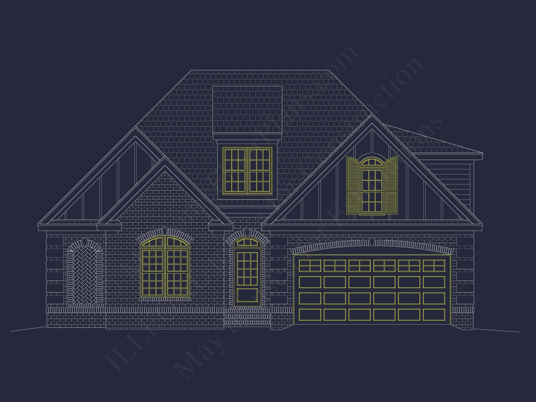 Beautiful house Plan Featuring 5 Beds, CAD Blueprints & Designs