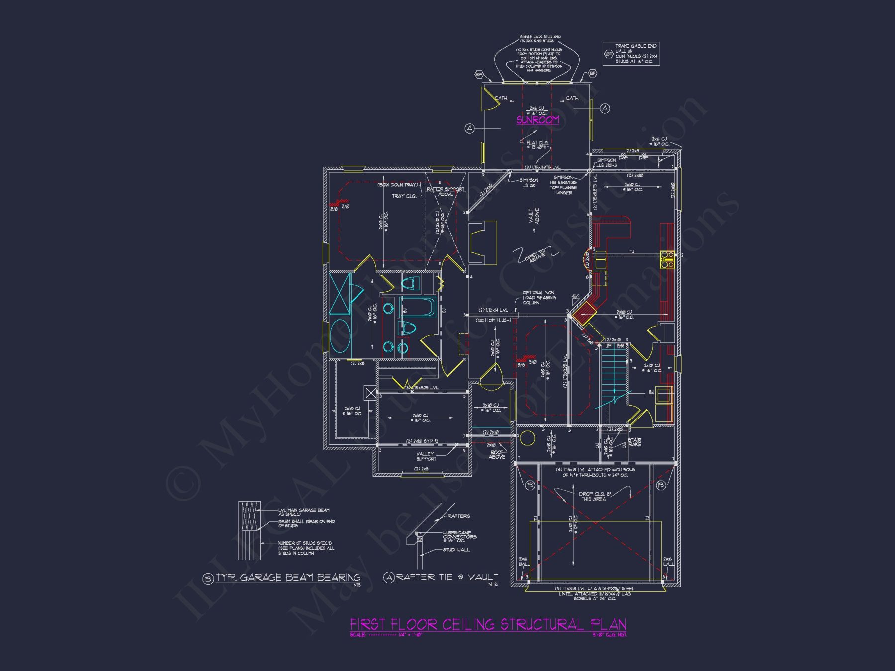 Beautiful house Plan Featuring 5 Beds, CAD Blueprints & Designs