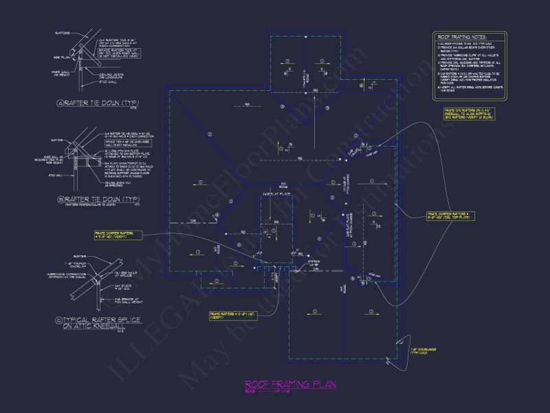 Beautiful house Plan Featuring 5 Beds, CAD Blueprints & Designs
