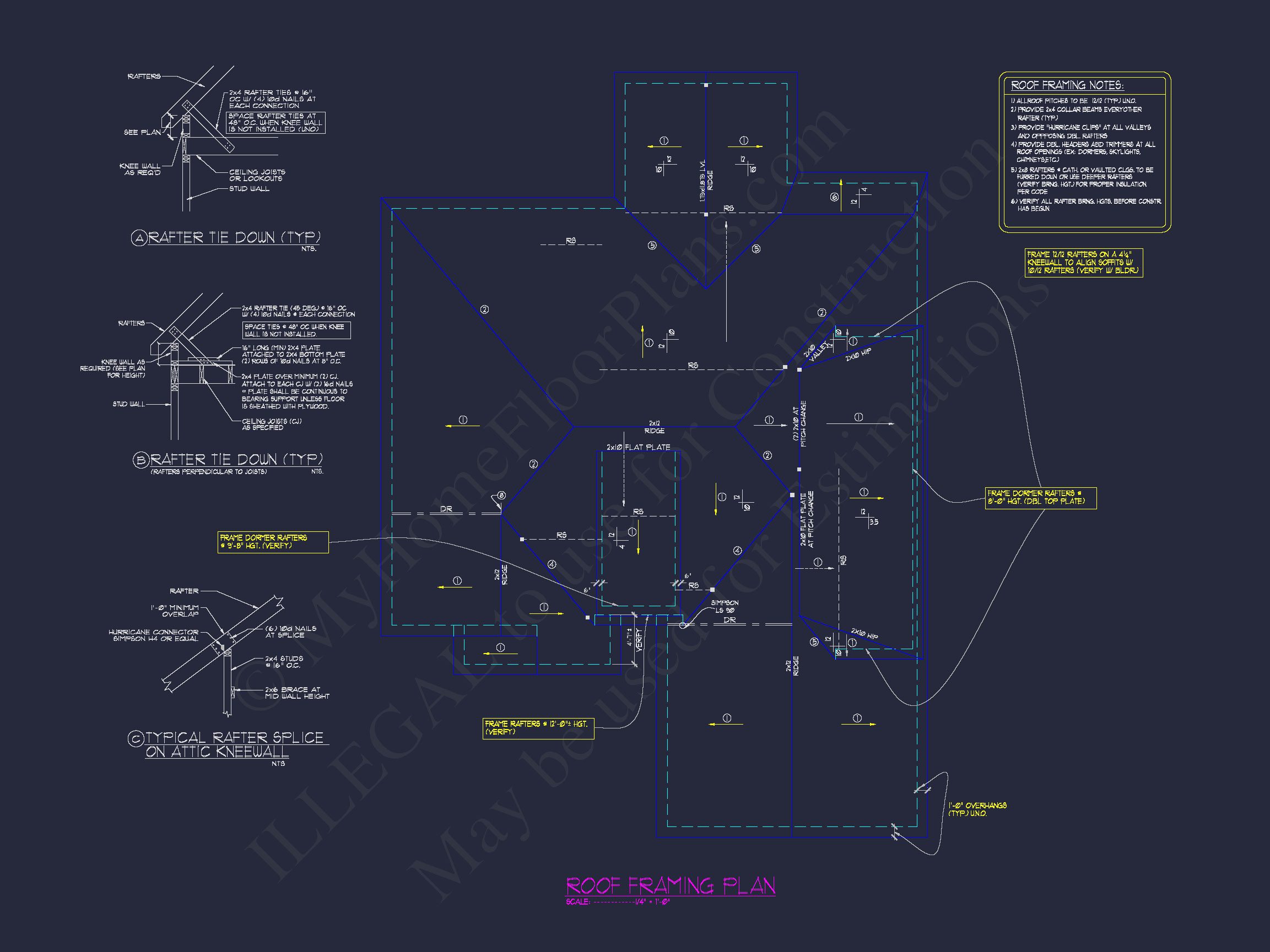 Beautiful house Plan Featuring 5 Beds,CAD Blueprints & Designs