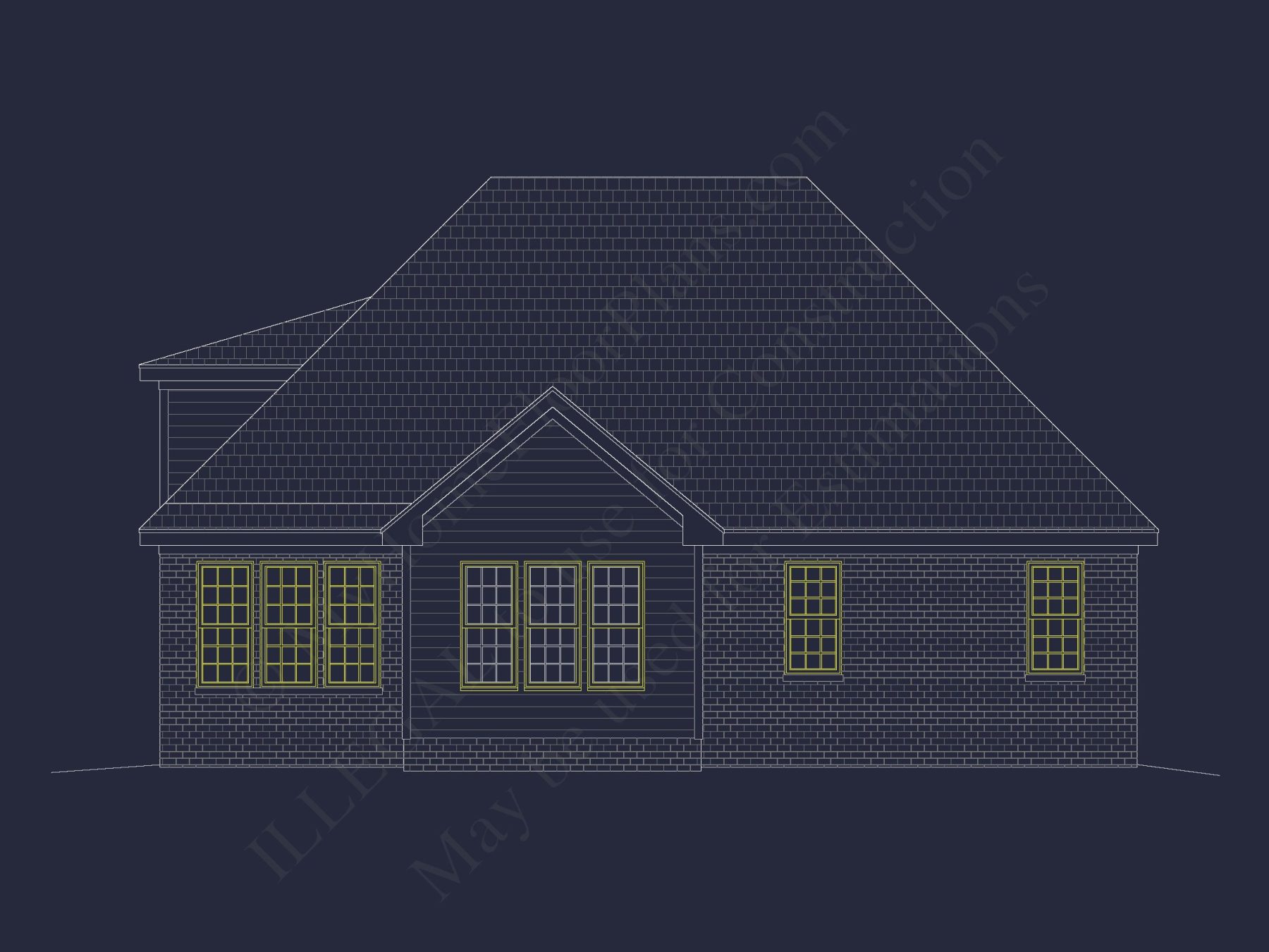 Beautiful house Plan Featuring 5 Beds, CAD Blueprints & Designs