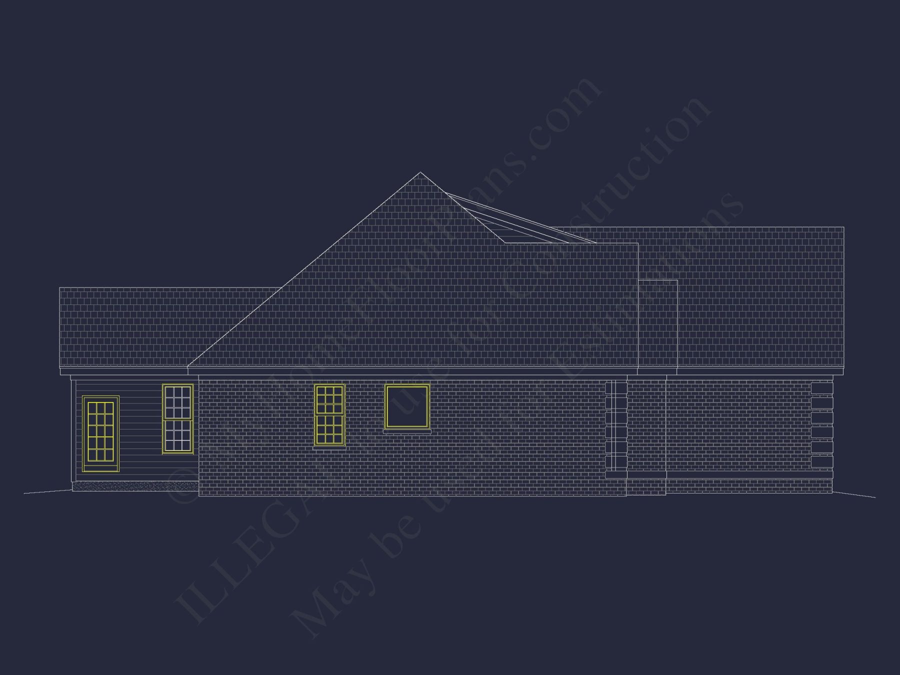 Beautiful house Plan Featuring 5 Beds, CAD Blueprints & Designs