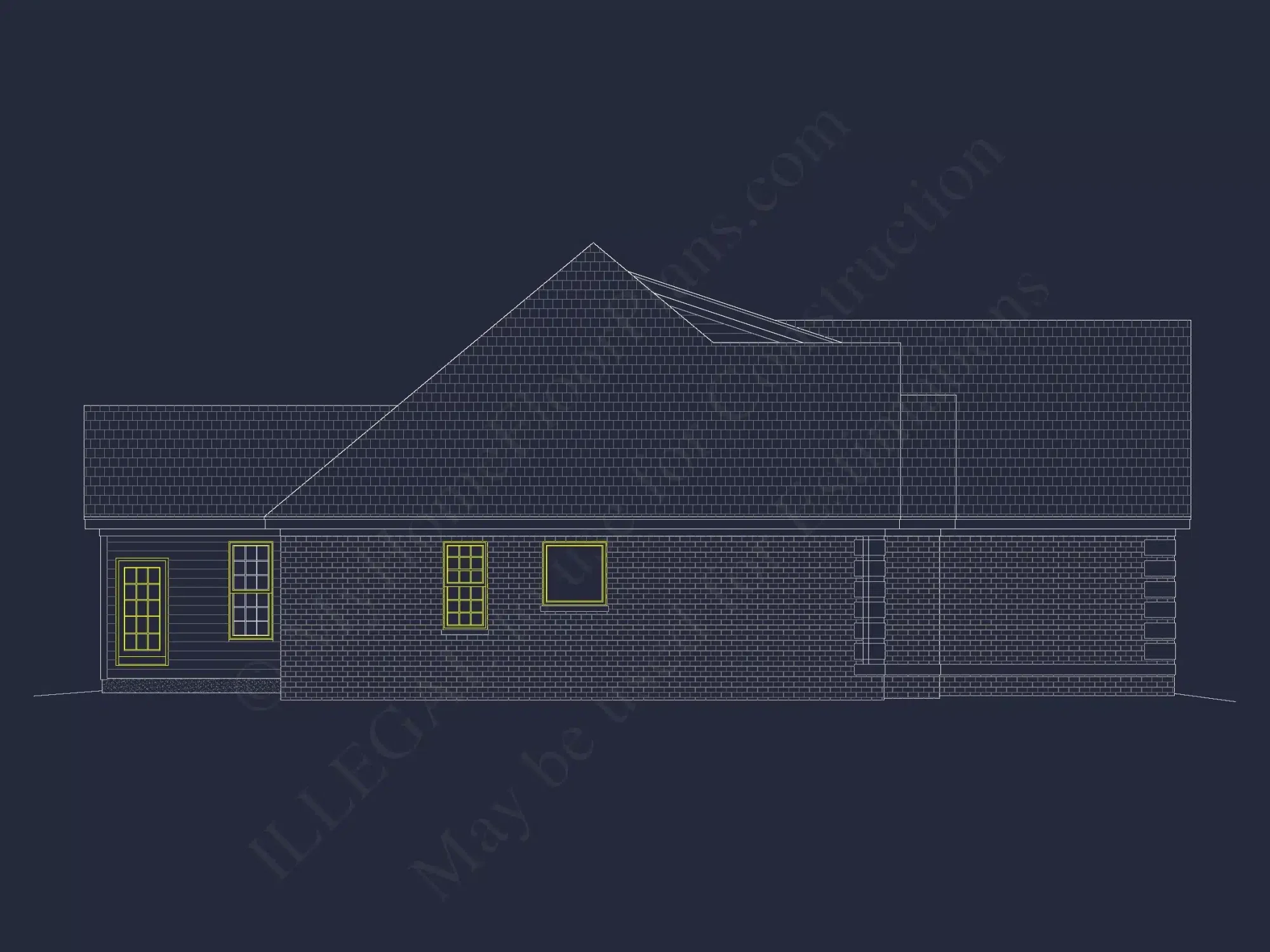 Beautiful house Plan Featuring 5 Beds, CAD Blueprints & Designs