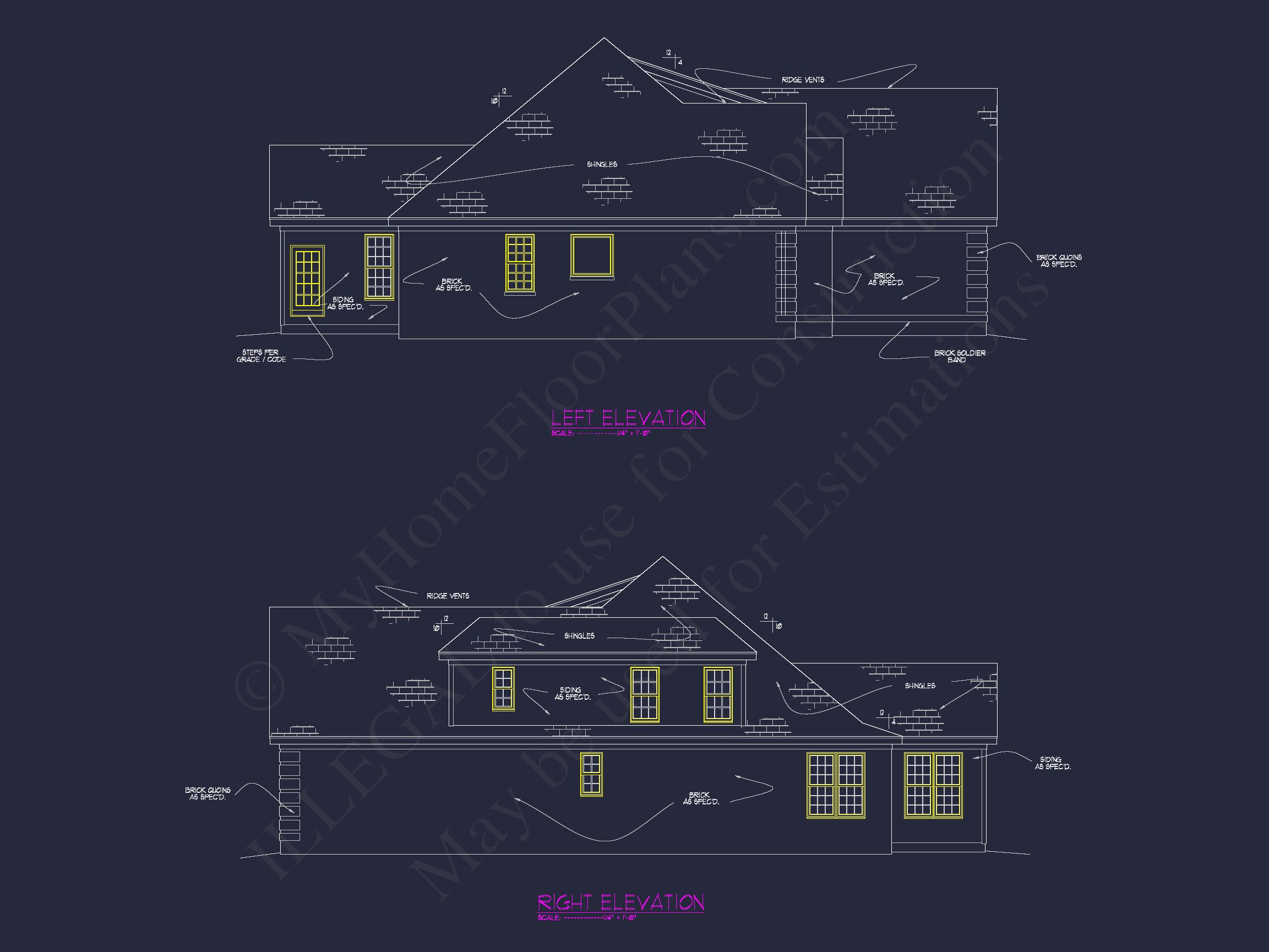 Beautiful house Plan Featuring 5 Beds,CAD Blueprints & Designs