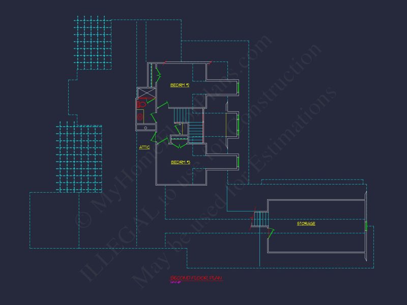Beautiful house Plan Featuring Classic Architecture & CAD Designs