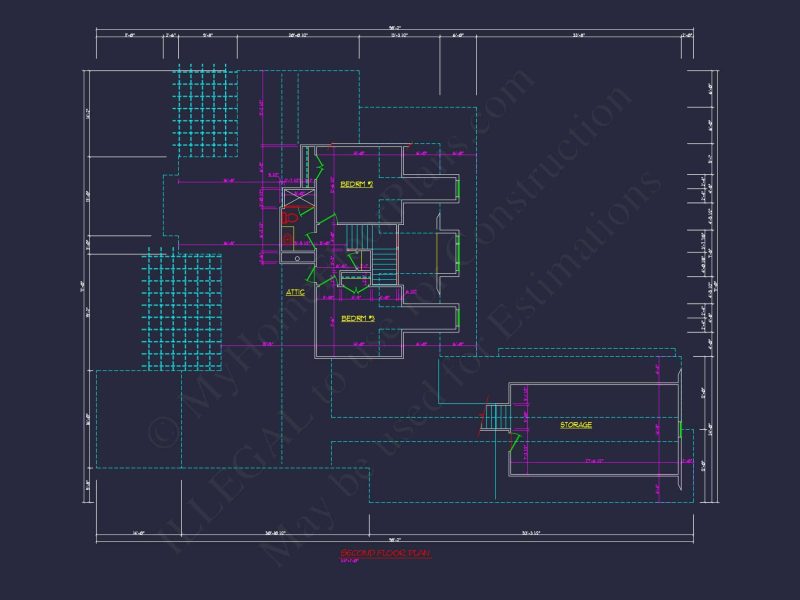 Beautiful house Plan Featuring Classic Architecture & CAD Designs