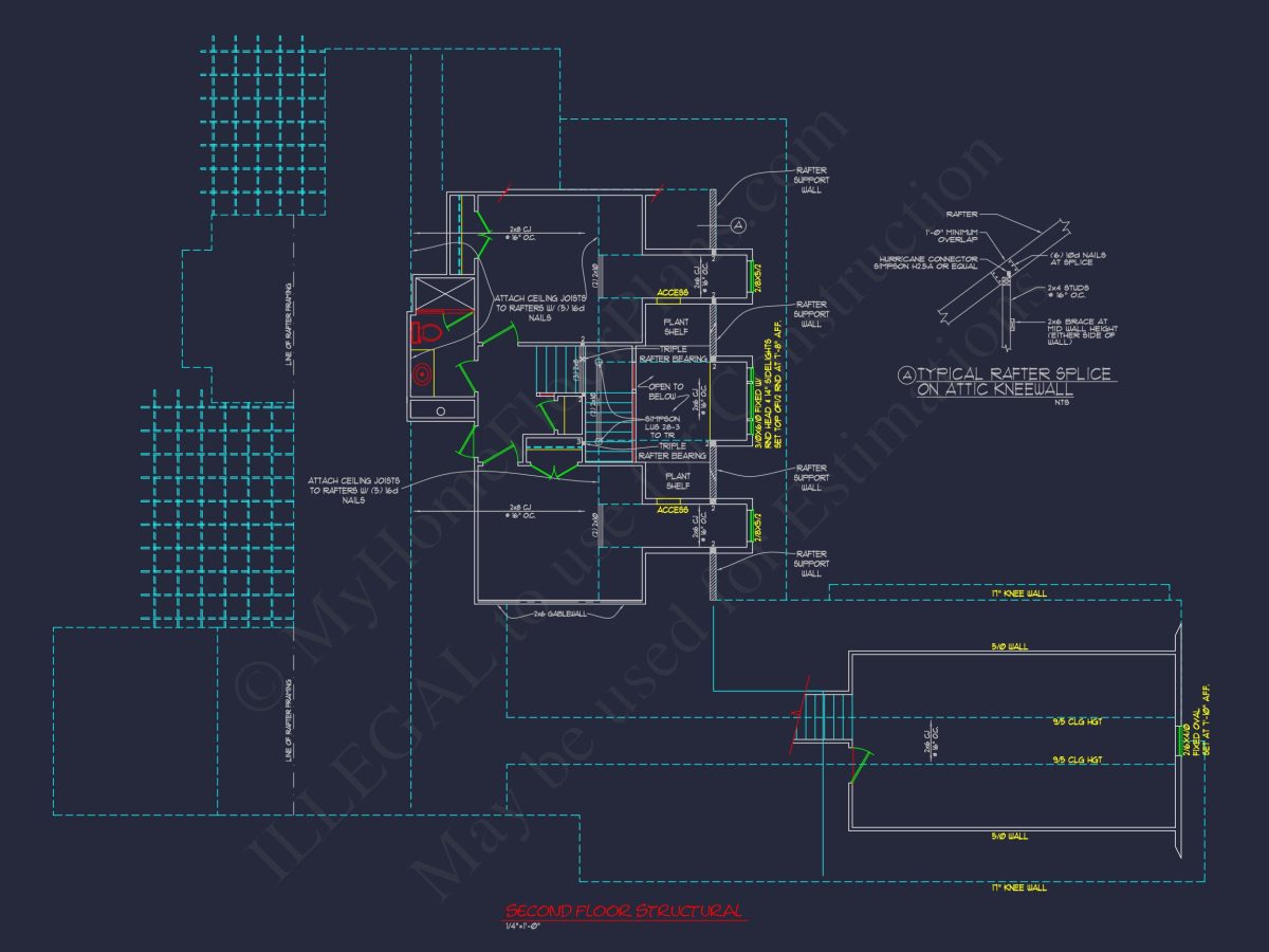 Beautiful house Plan Featuring Classic Architecture & CAD Designs