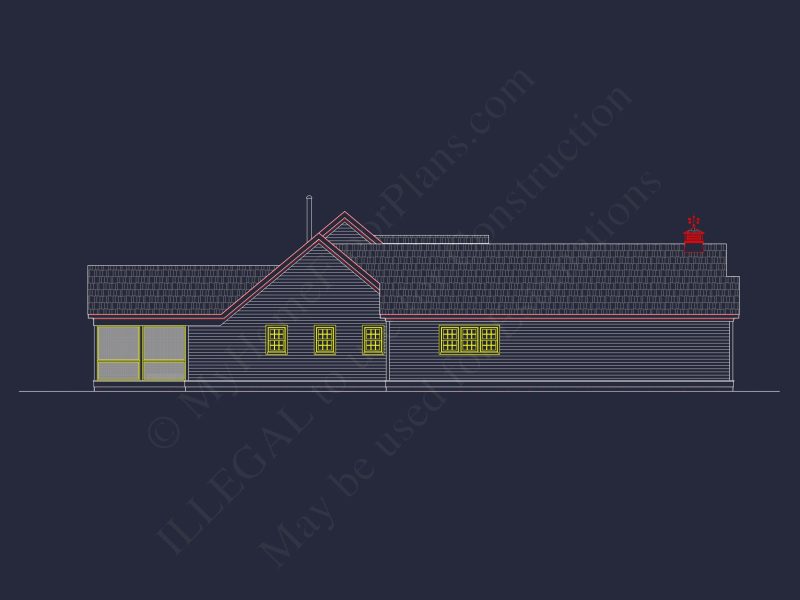 Beautiful house Plan Featuring Classic Architecture & CAD Designs