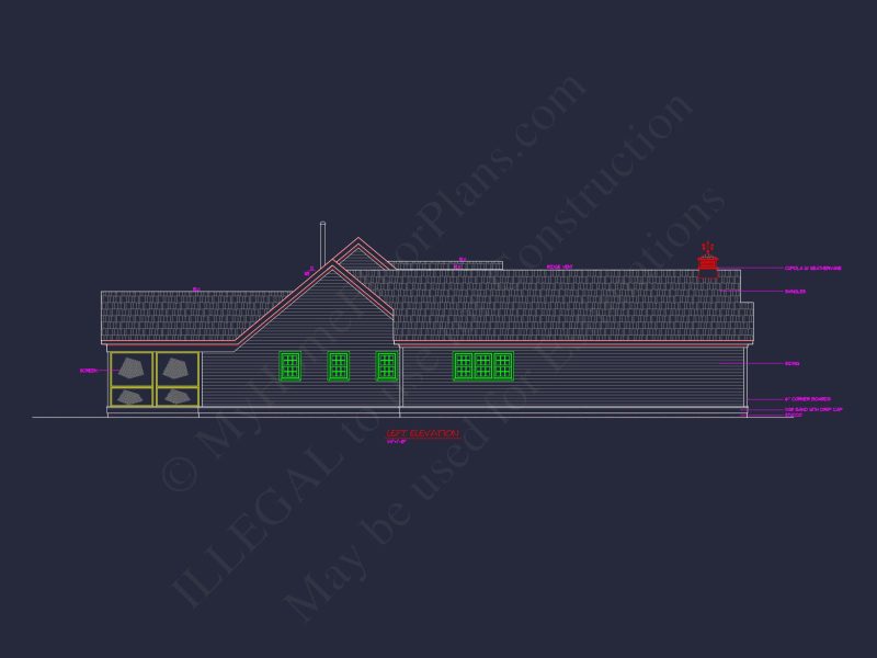 Beautiful house Plan Featuring Classic Architecture & CAD Designs