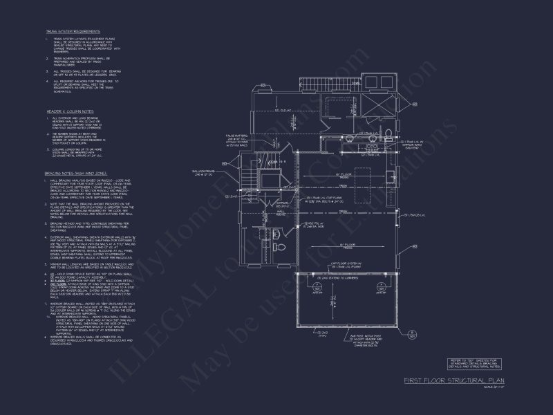 Beautiful house Plan With Coastal Design and CAD Blueprints