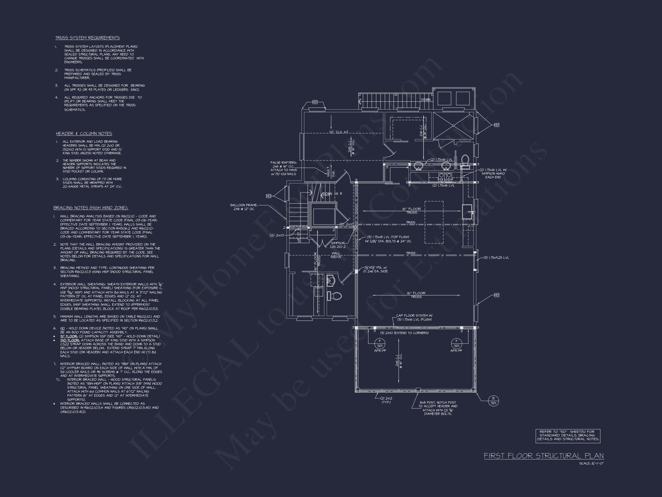 Beautiful Home Plan With Coastal Design and CAD Blueprints