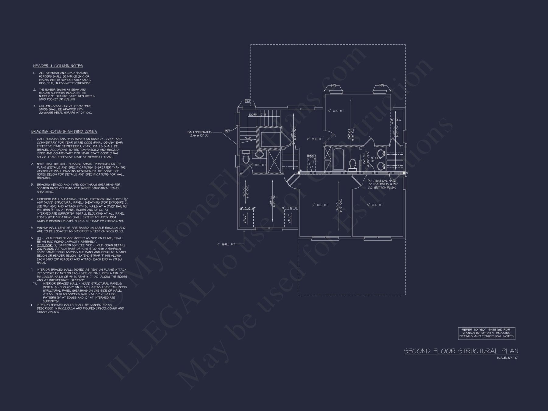 Beautiful house Plan With Coastal Design and CAD Blueprints
