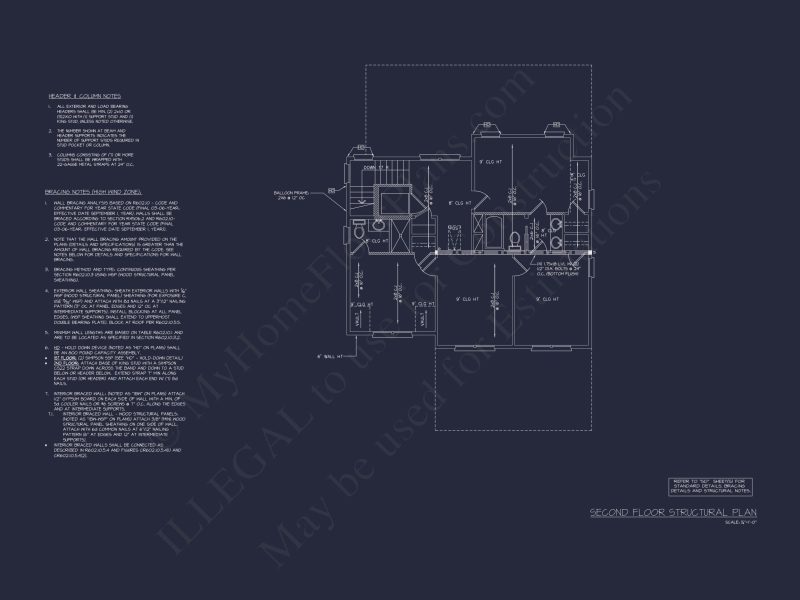 Beautiful house Plan With Coastal Design and CAD Blueprints