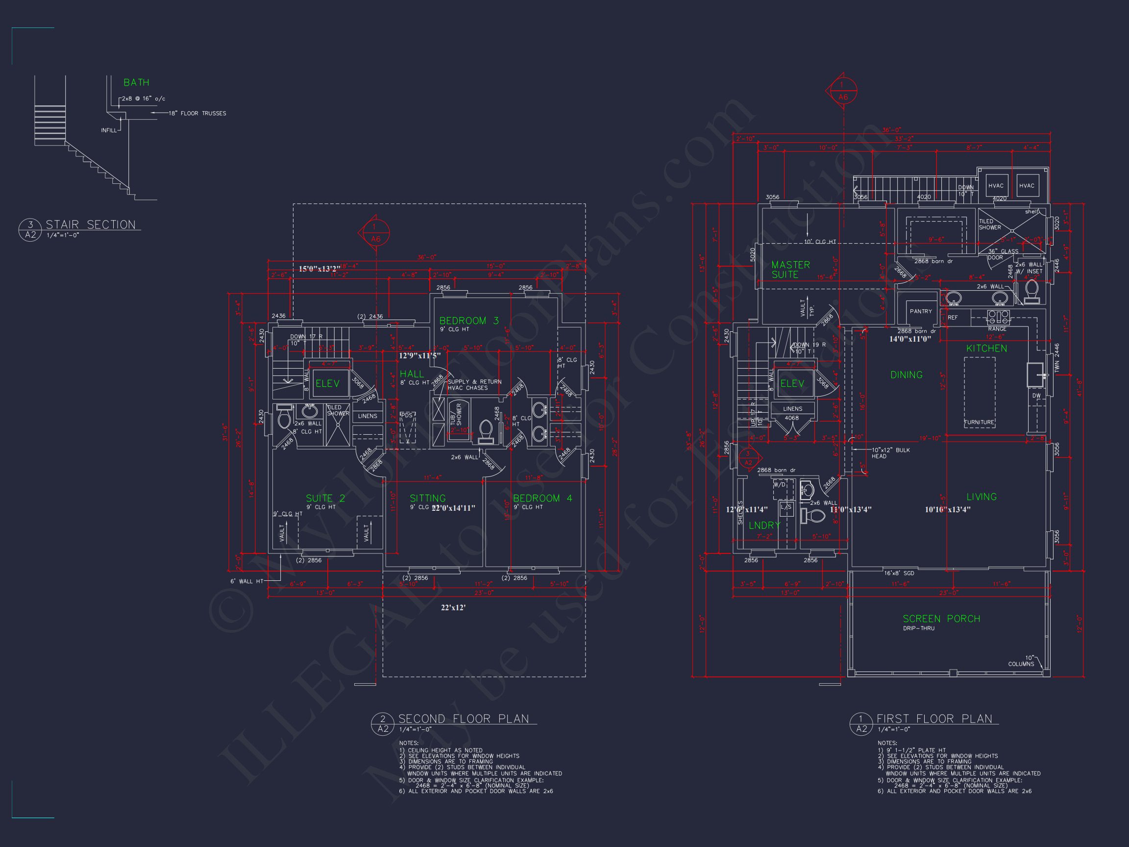 Beautiful Home Plan With Coastal Design and CAD Blueprints