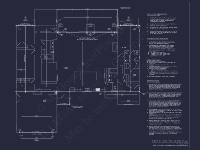 Beautiful house Plan with 1-Story Layout, CAD Designs & Features