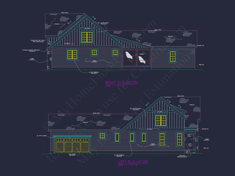 Beautiful house Plan with 2 Floors and Spacious Designs