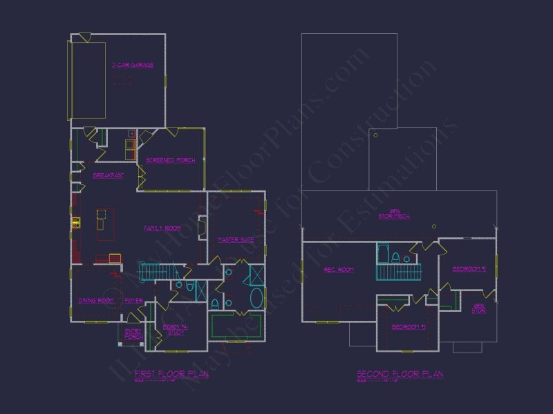 Beautiful house Plan with 2 Floors and Spacious Designs