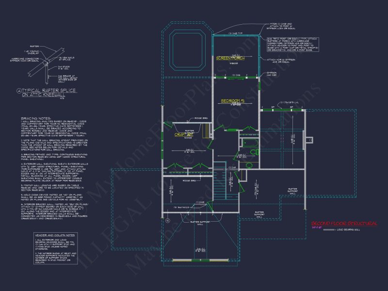 Beautiful house Plan with 2 Floors – Blueprint & CAD Designs