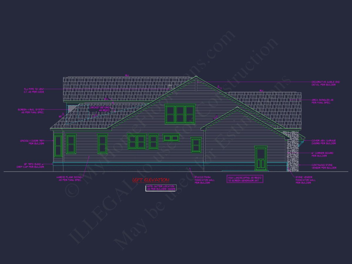 Beautiful house Plan with 2 Floors – Blueprint & CAD Designs