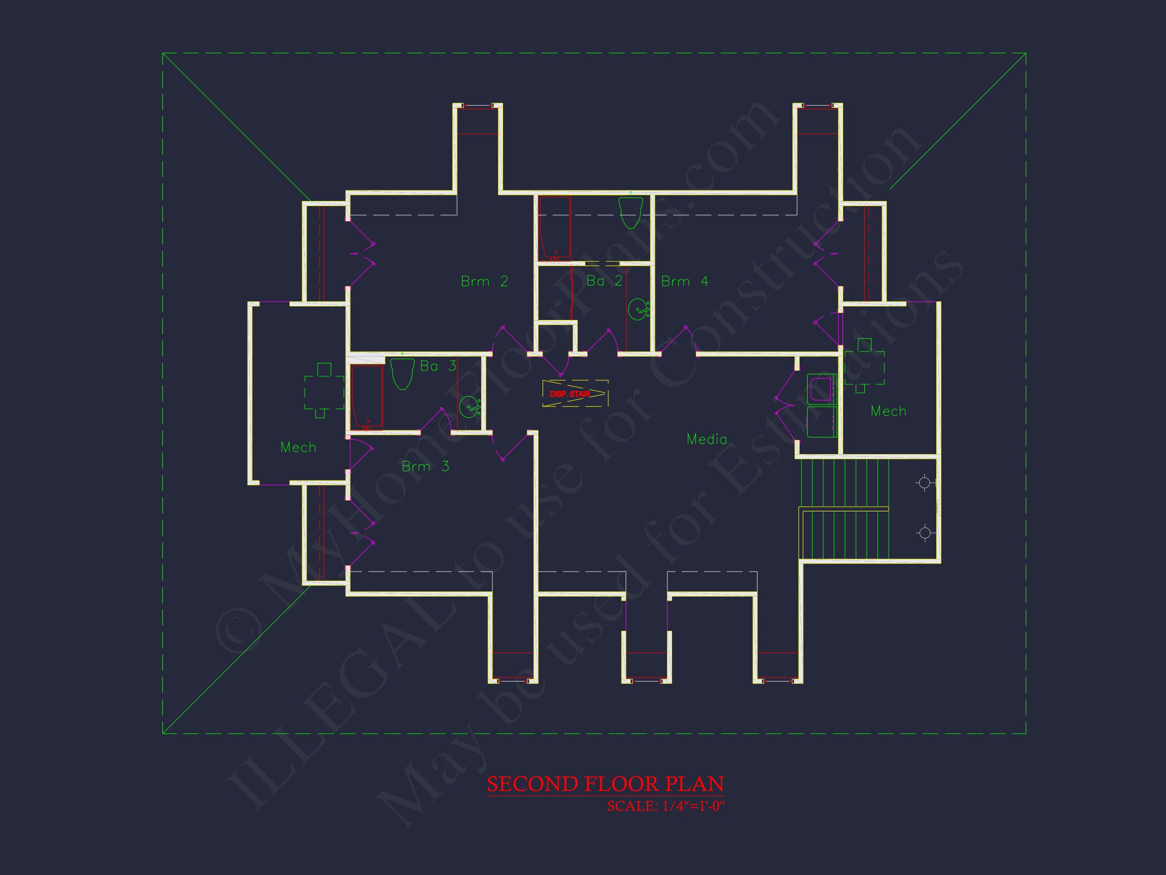 Beautiful house Plan with 2 Floors,CAD Blueprints & Designs