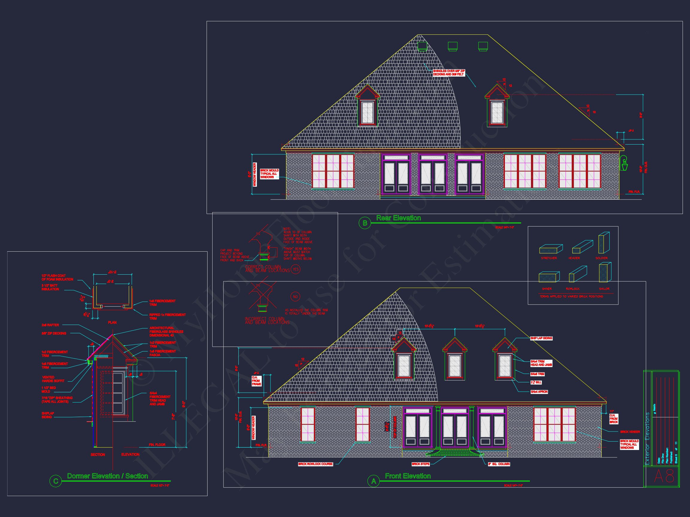 Beautiful house Plan with 2 Floors,CAD Blueprints & Designs