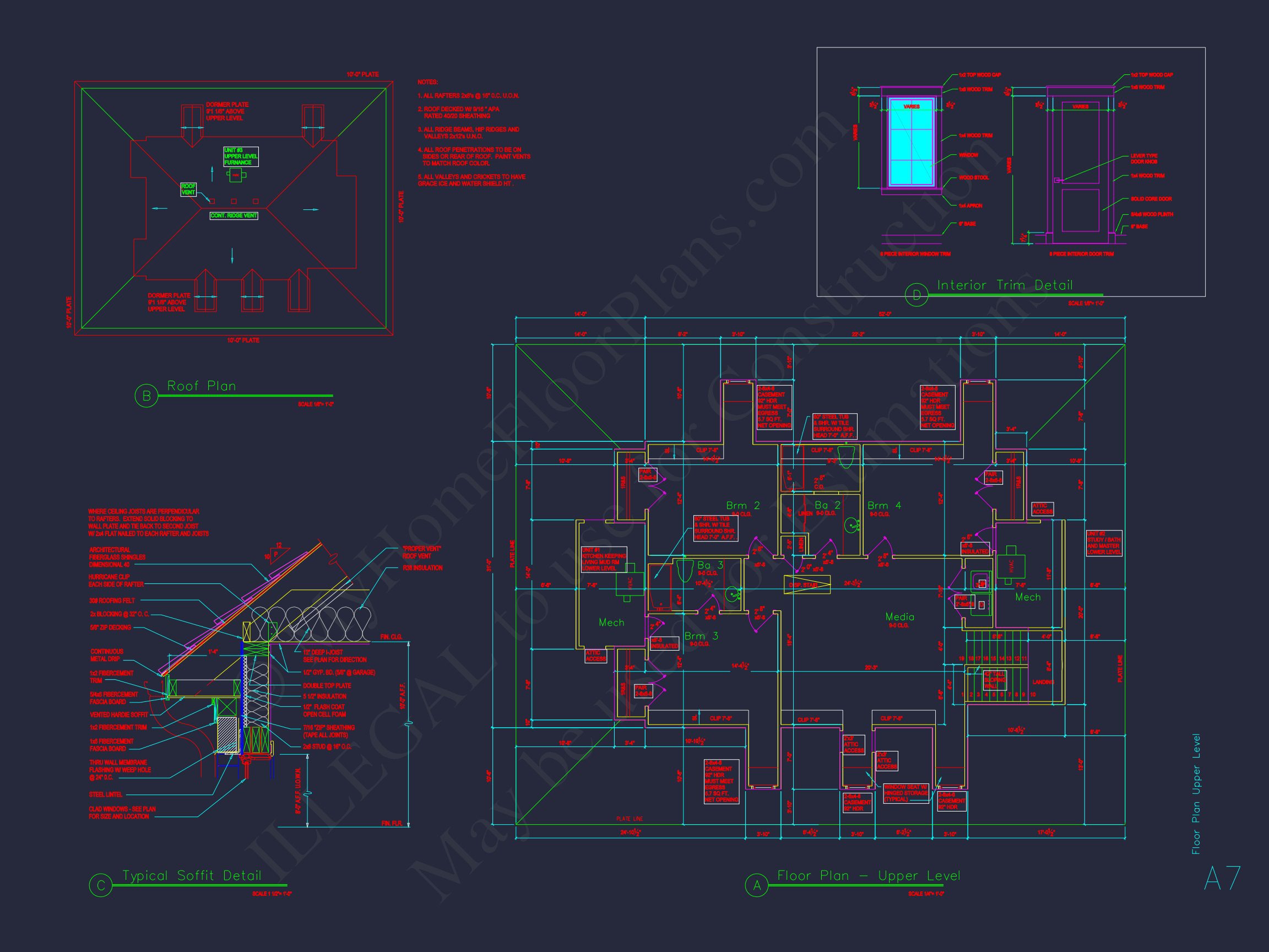 Beautiful house Plan with 2 Floors,CAD Blueprints & Designs