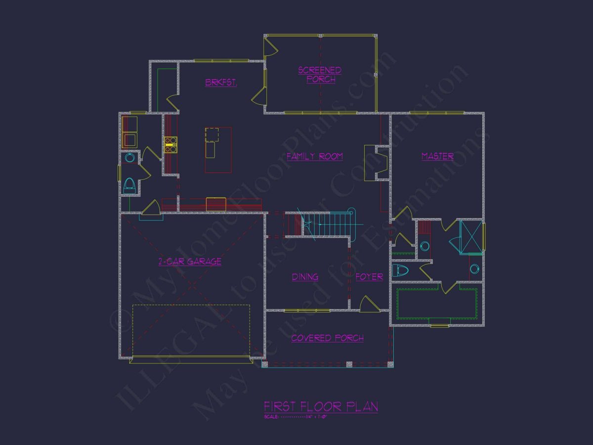 Beautiful house Plan with 2 Floors, Craftsman Designs & CAD