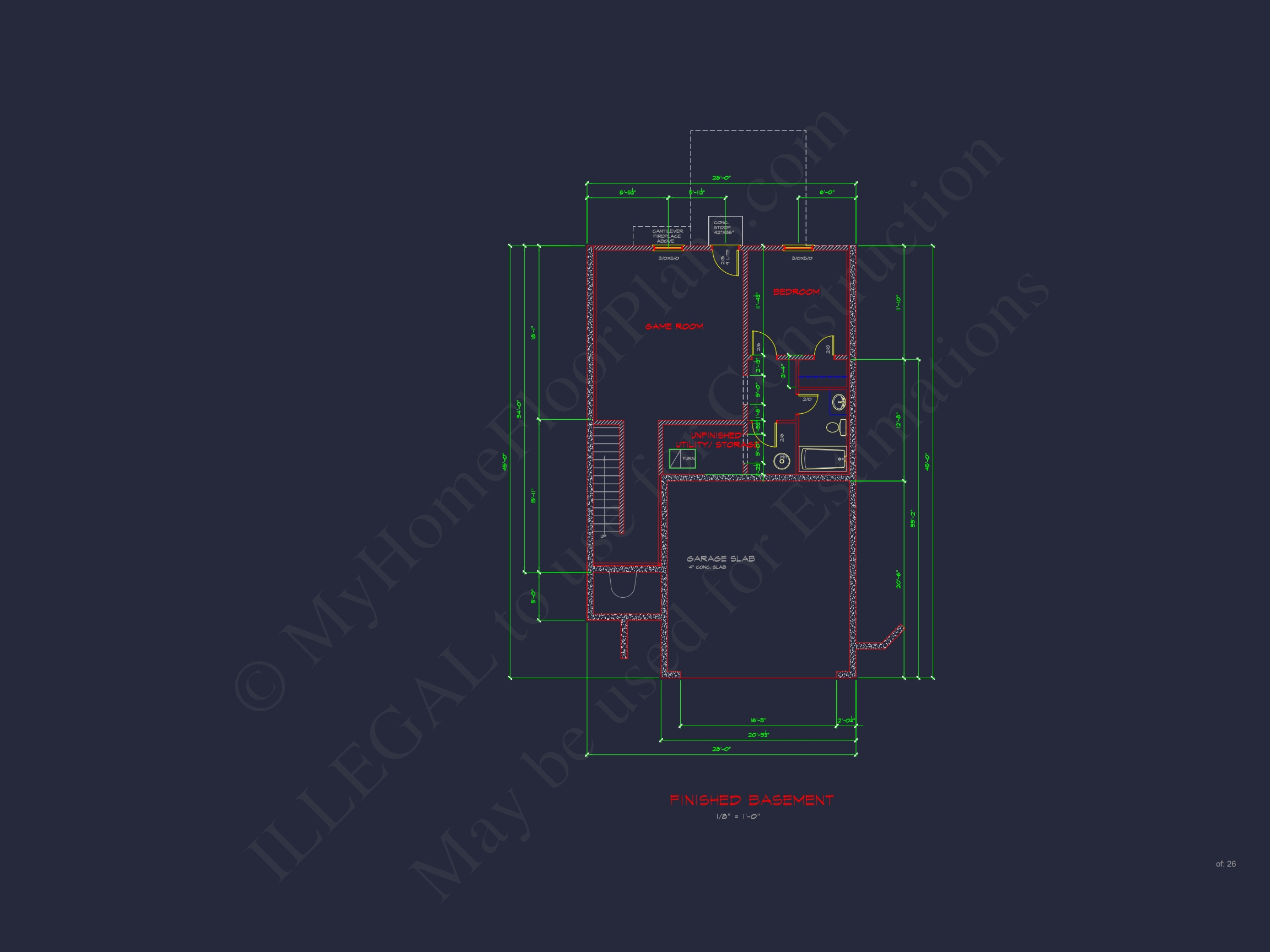 Beautiful Home Plan with 2-Story CAD Designs and Open Floor Plans