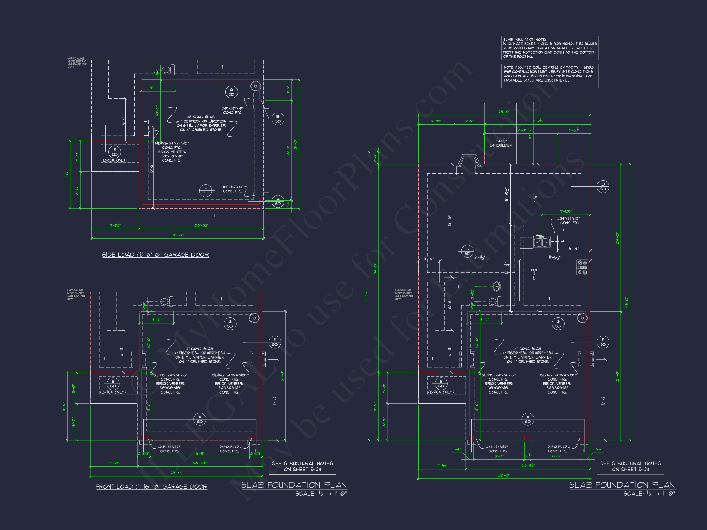 Beautiful Home Plan with 2-Story CAD Designs and Open Floor Plans